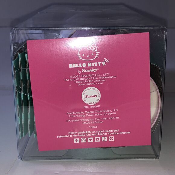 Sanrio Hello Kitty Sweet Celebration Pink 10 Hot To Go Cups W/Sleeves & Lids New - Picture 3 of 10